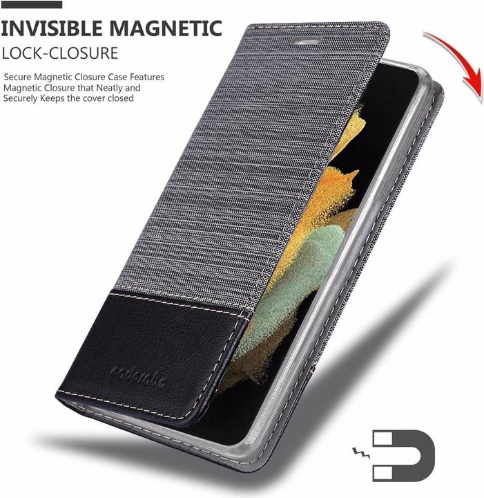 Image du produit Cadorabo Couverture look jeans Book (Samsung Galaxy S21 Ultra)