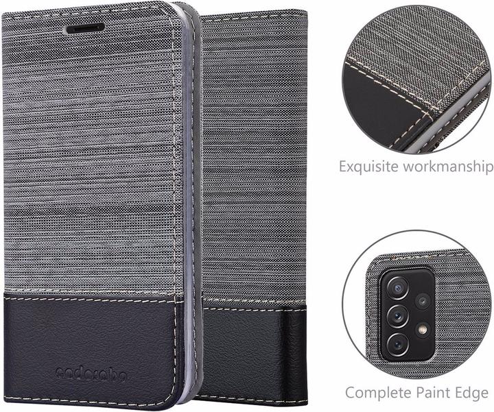 Produktbild Cadorabo Book Jeans Optik Cover (Samsung Galaxy A72 5G)