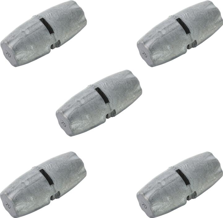 Image du produit Caperlan Têtes de plomb interchangeables 20 g 5 pcs.