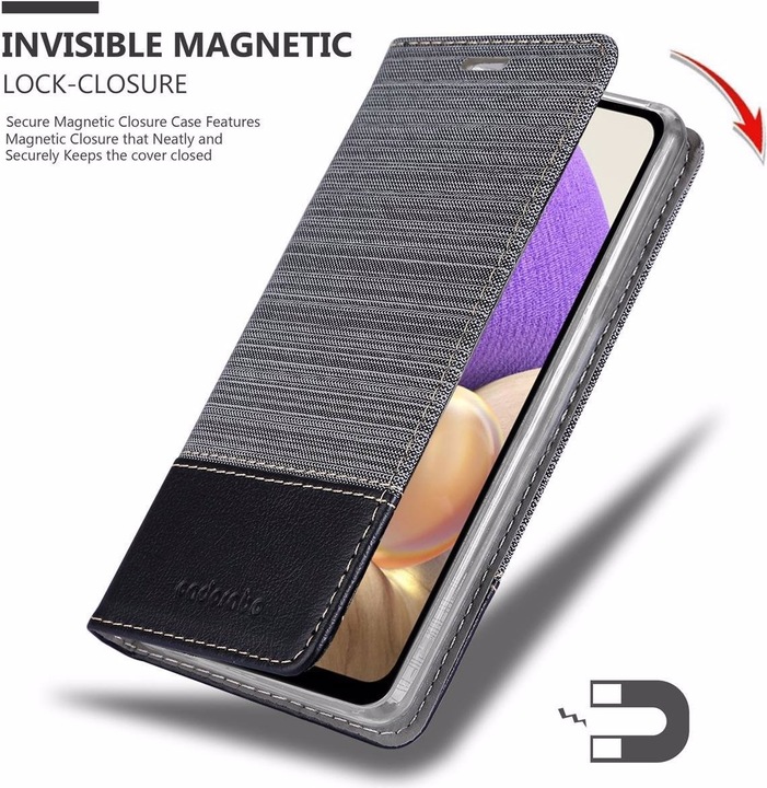Produktbild Cadorabo Book Jeans Optik Cover (Samsung Galaxy A32 5G)