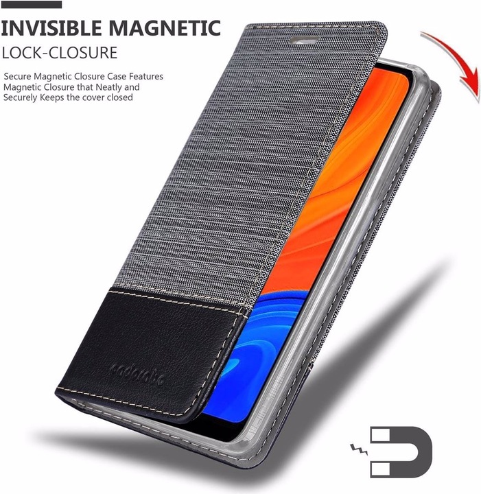 Produktbild Cadorabo Book Jeans Optik Cover (Huawei Y6s)