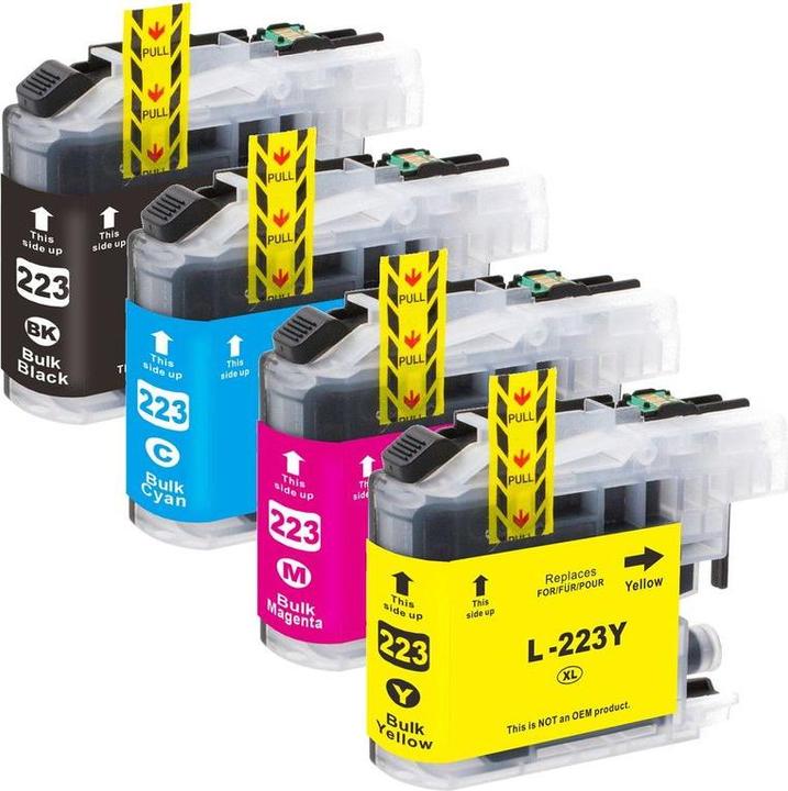 Actual product image Hermex Compatible Ink Cartridge XL for Brother MFC-J480DW (M, FC, Y, C)