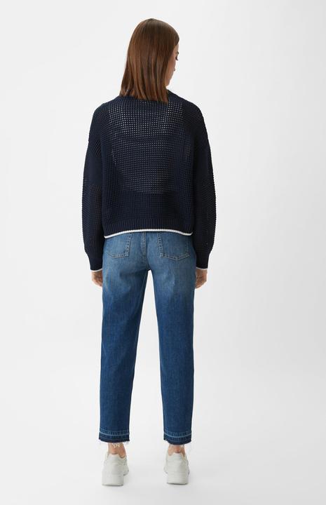 Image du produit Comma Strickjacke Strickjacke mit Lochmuster (L)