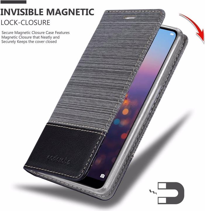 Image du produit Cadorabo Couverture look jeans Book (Huawei P20 Pro)