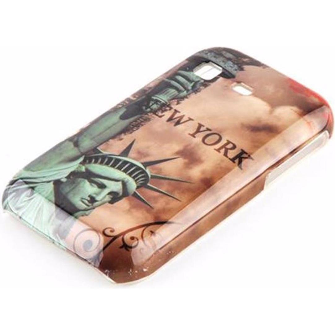 Thumbnail - Cadorabo Hard Cover mit Aufdruck Cover (Samsung Galaxy Pocket), Smartphone Hülle, Braun
