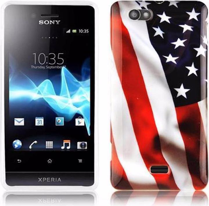 Actual product image Cadorabo Hard cover with imprint cover (Sony Xperia M)