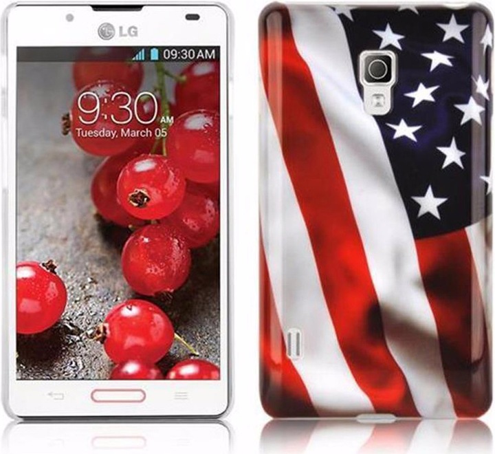 Actual product image Cadorabo Hard cover with imprint cover (LG Optimus L7 II)