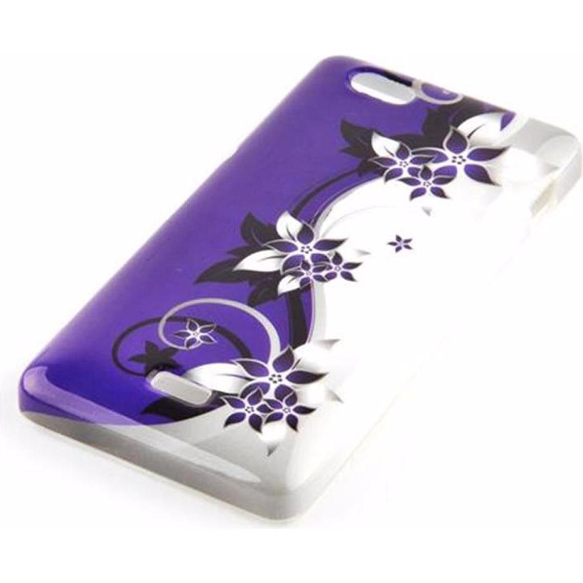 Thumbnail - Cadorabo Hard Cover mit Aufdruck Cover (Sony Xperia M), Smartphone Hülle, Violett