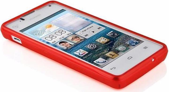 Actual product image Cadorabo TPU X-Line Cover (Huawei Ascend Y300)
