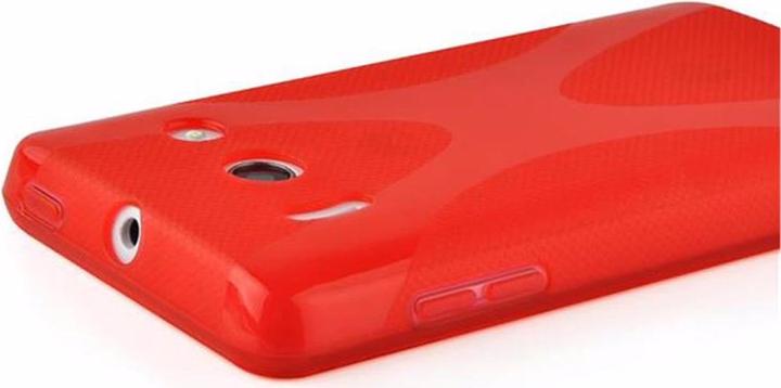 Actual product image Cadorabo TPU X-Line Cover (Huawei Ascend Y300)