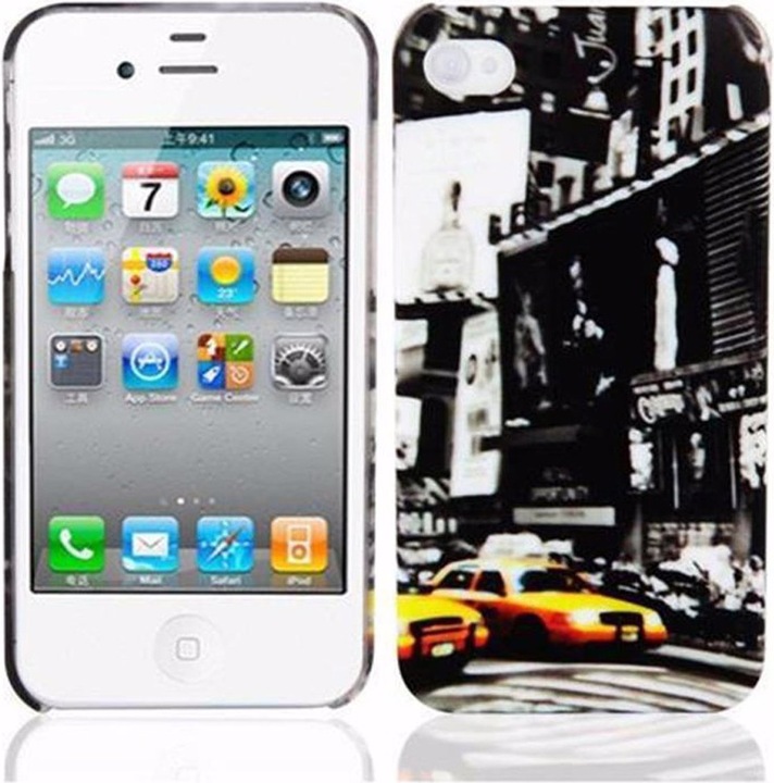Image du produit Cadorabo Couverture rigide avec impression Cover (Apple iPhone 4s, Apple iPhone 4)