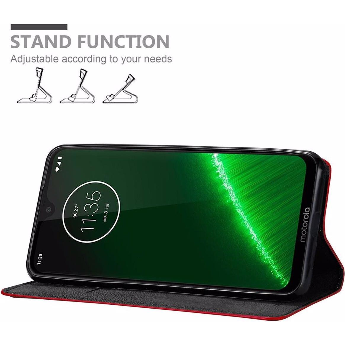 Thumbnail - Cadorabo Cover (Motorola Moto G7 Plus, Motorola Moto G7), Smartphone Hülle, Rot