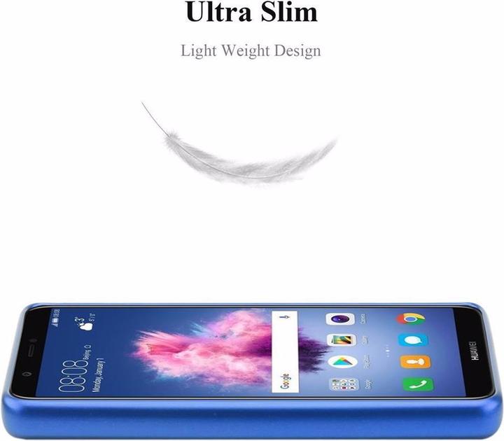 Actual product image Cadorabo TPU Matt Metallic Cover (Huawei Enjoy 7S, Huawei P Smart (2018))