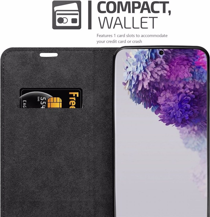 Actual product image Cadorabo Book Invisible Magnet Cover (Samsung Galaxy S20 Ultra)