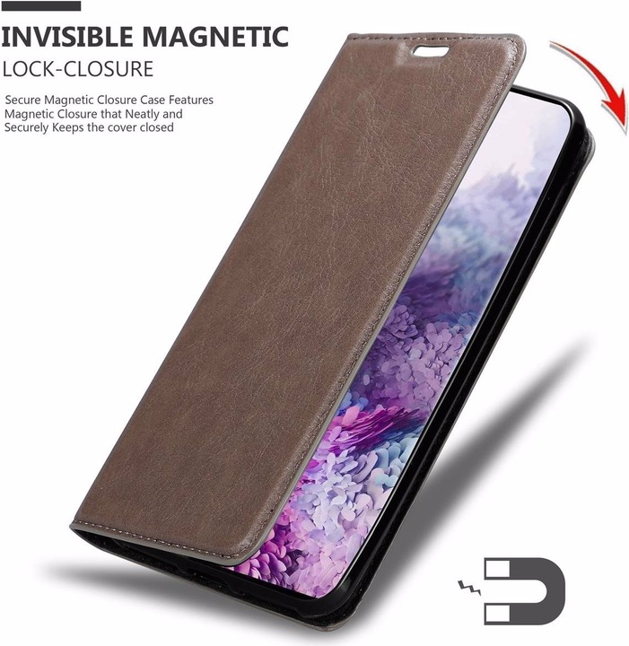Actual product image Cadorabo Book Invisible Magnet Cover (Samsung Galaxy S20+)
