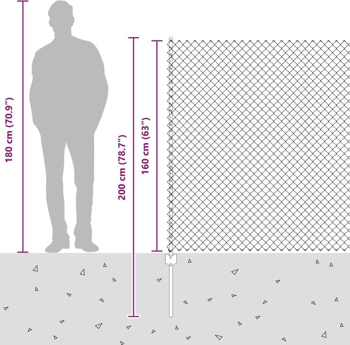 Produktbild vidaXL Aussenbarriere