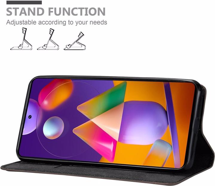 Actual product image Cadorabo Book Invisible Magnet Cover (Samsung Galaxy M31s)