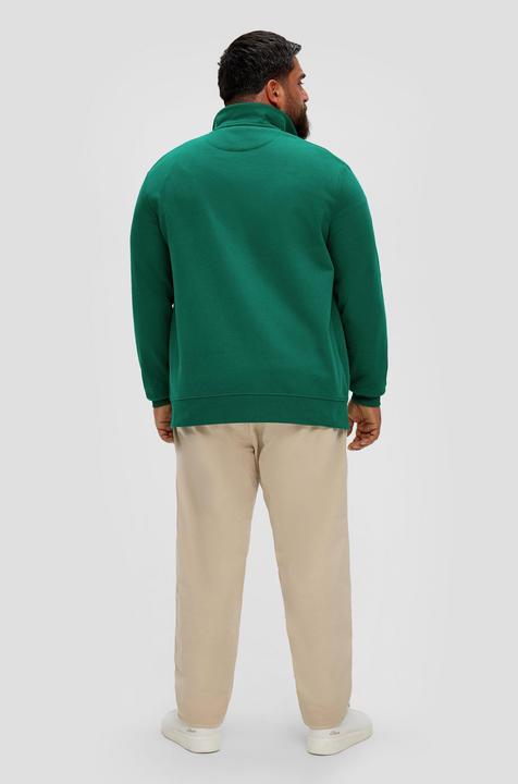 Produktbild s.Oliver Sweatshirt Jacke Sweatshirt Jacke mit Stehkragen (4XL)