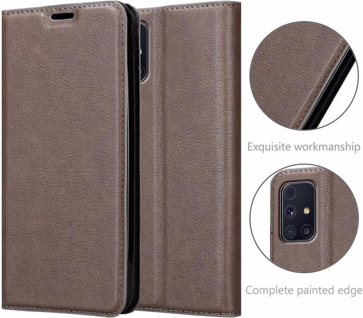 Actual product image Cadorabo Book Invisible Magnet Cover (Samsung Galaxy M31s)