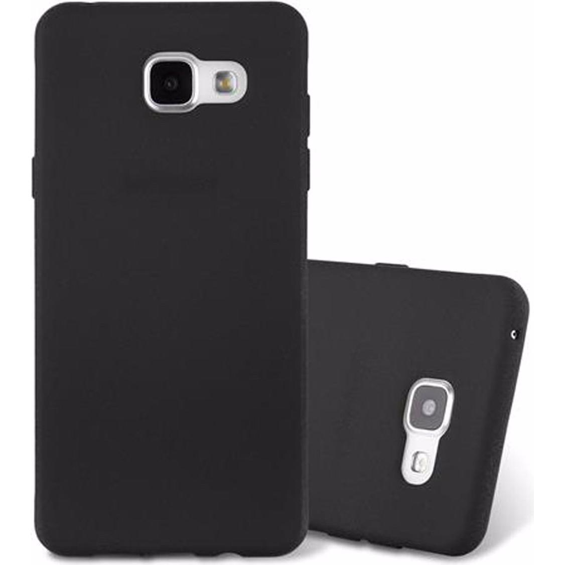 Cadorabo TPU Frosted Cover (Samsung Galaxy A5 (2016)), Smartphone Hülle, Schwarz
