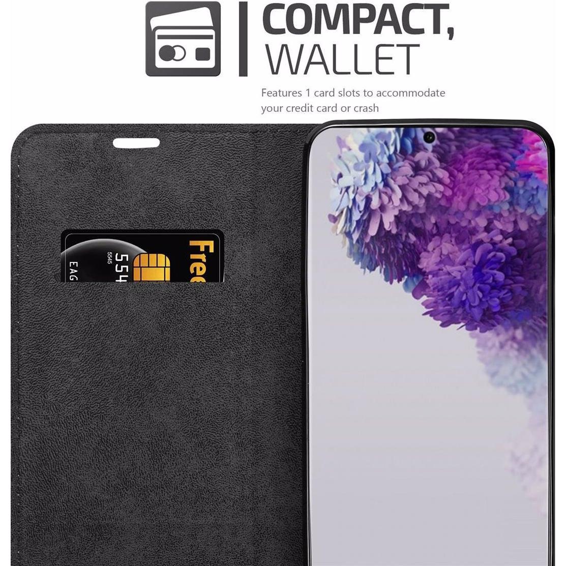 Thumbnail - Cadorabo Book Invisible Magnet Cover (Samsung Galaxy S20 Ultra), Smartphone Hülle, Braun