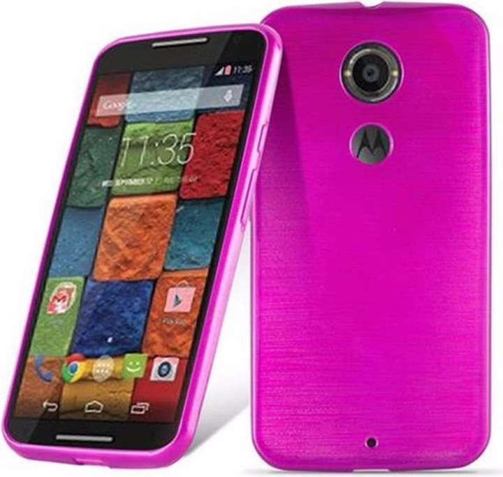 Produktbild Cadorabo TPU Brushed Cover (Motorola Moto X2)