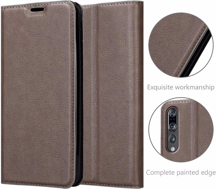 Actual product image Cadorabo Book Invisible Magnet Cover (Huawei P20 Pro)