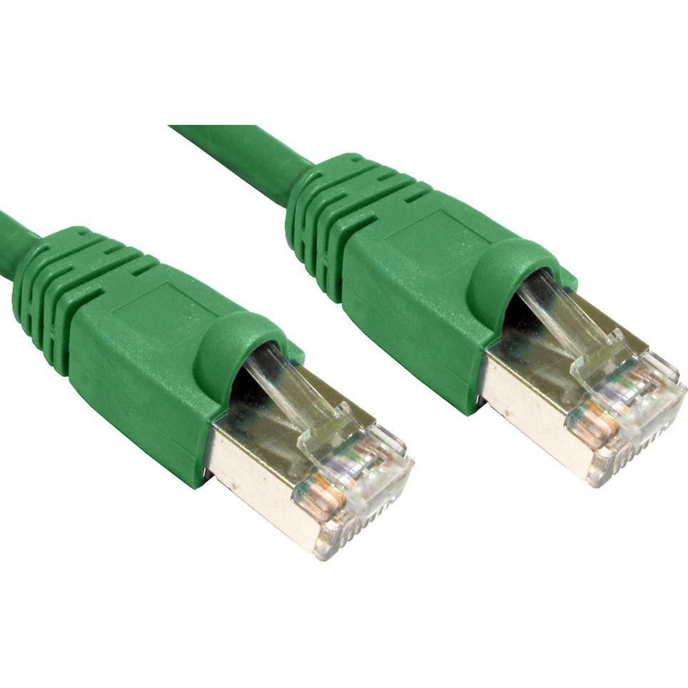 Cables Direct CDL 15MTR CAT 6 FTP-LSOH - GREEN (15 m), Netzwerkkabel