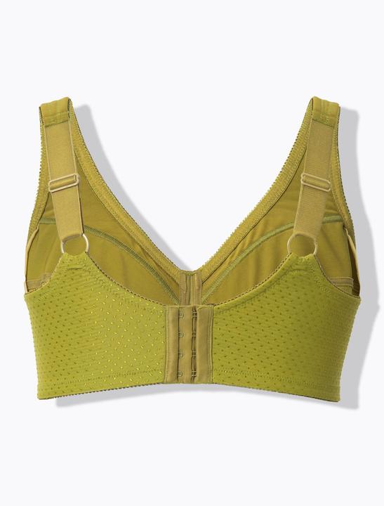 Actual product image Ulla Popken Jacquard Dot Wirefree Kelly Fit Support Bra (Single pack, 105 C)