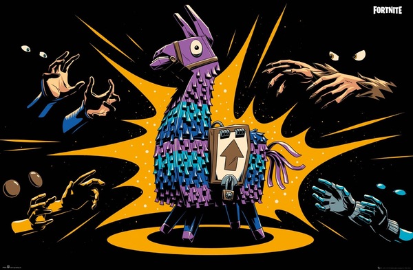 Actual product image GB Eye Fortnite Loot Llama Maxi Poster (61 x 91.5 cm)