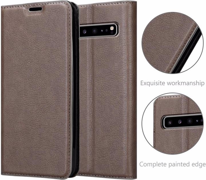 Actual product image Cadorabo Book Invisible Magnet Cover (Samsung Galaxy S10 5G)