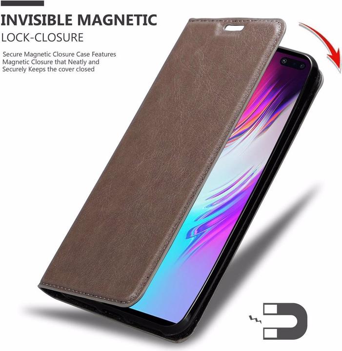 Actual product image Cadorabo Book Invisible Magnet Cover (Samsung Galaxy S10 5G)