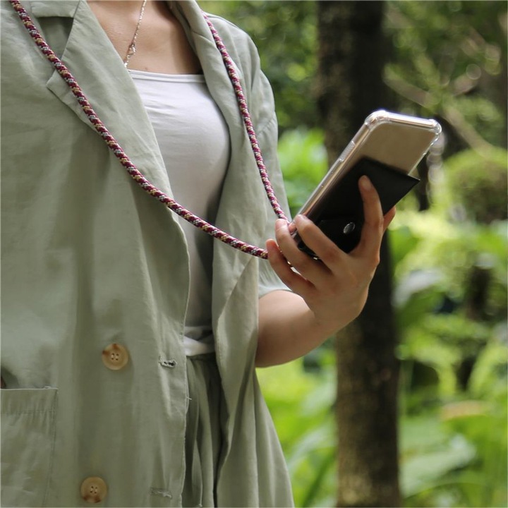 Produktbild Cadorabo TPU Handy Kette SILBER Cover