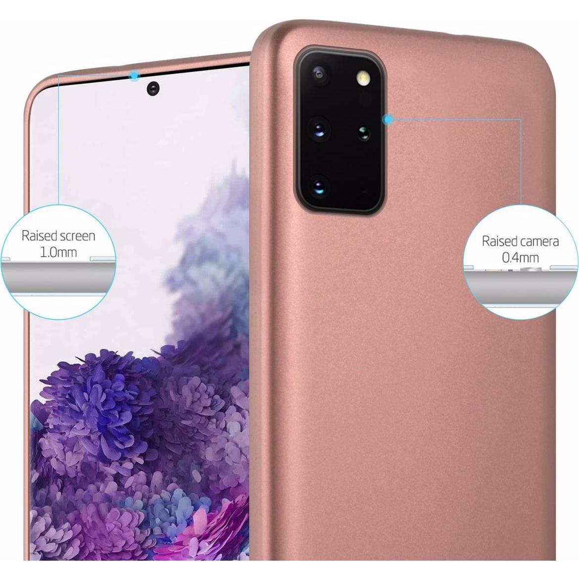 Thumbnail - Cadorabo TPU Matt Metallic Cover (Samsung Galaxy S20+), Smartphone Hülle, Rosa