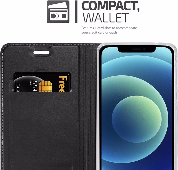 Actual product image Cadorabo Book Classy Style Cover (Apple iPhone 12 mini)