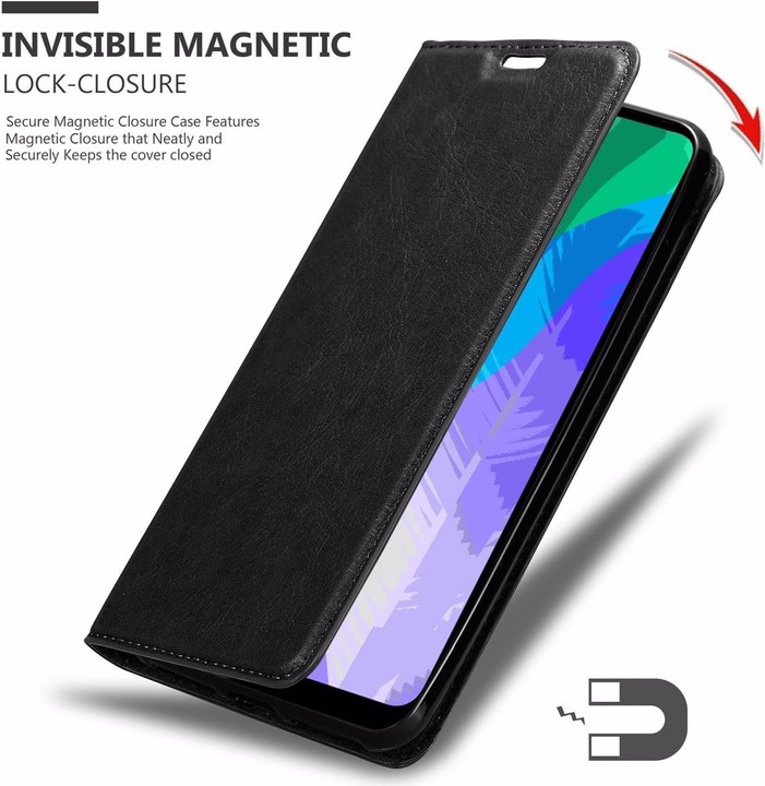 Actual product image Cadorabo Book Invisible Magnet Cover (Huawei Y6p)