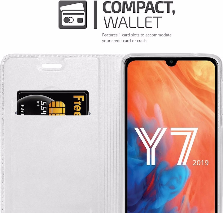 Actual product image Cadorabo Book Classy Style Cover (Huawei Y7 (2019), Huawei Y7 Prime (2019))