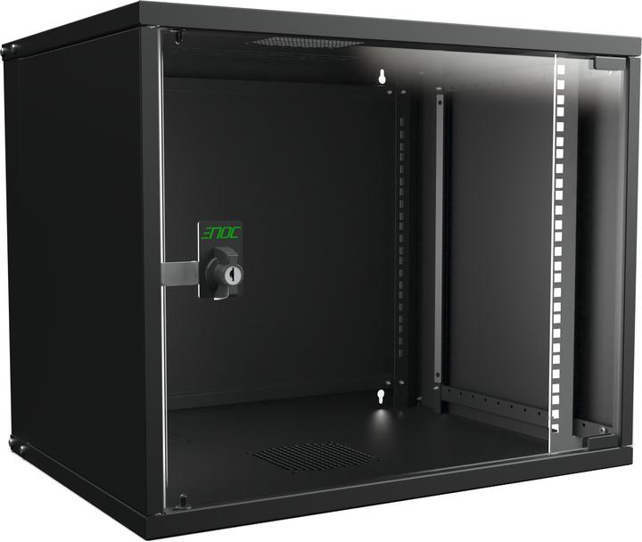 Produktbild Enoc Wandschrank SNP 9HE sw W3 9-4-S-SNP (10.86 HE, 19 Zoll Rack)
