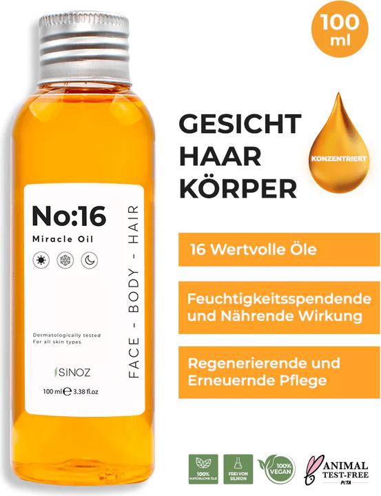 Image du produit Sinoz No:16 Haut- und Haaröl 100ml