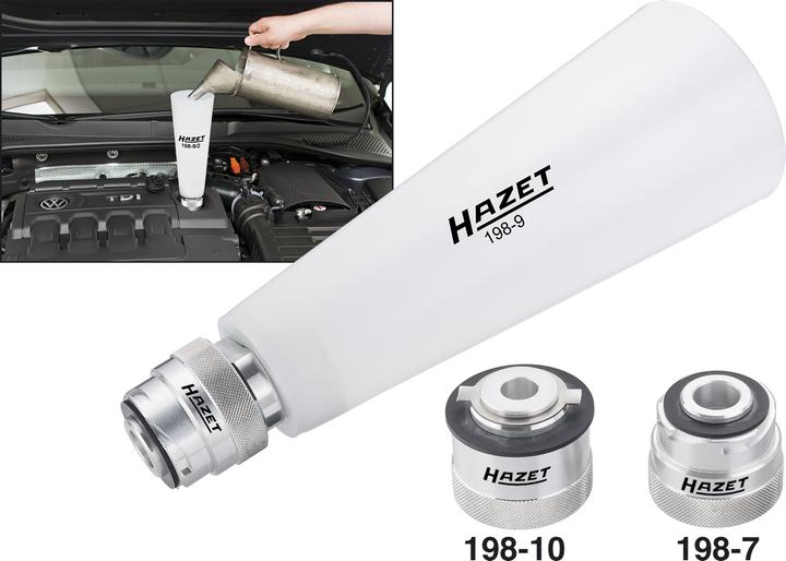 Actual product image HAZET Engine oil filling funnel 198-9/2 ∙ Number of tools: 2