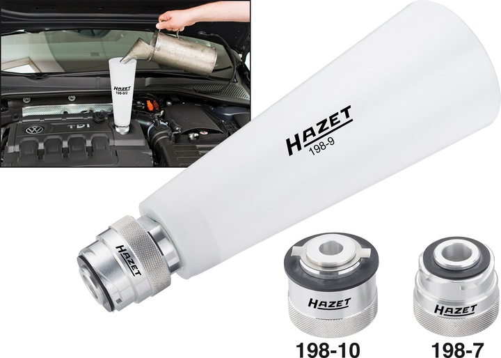 Immagine prodotto HAZET Imbuto per olio motore 198-9/2 ∙ Numero utensili: 2