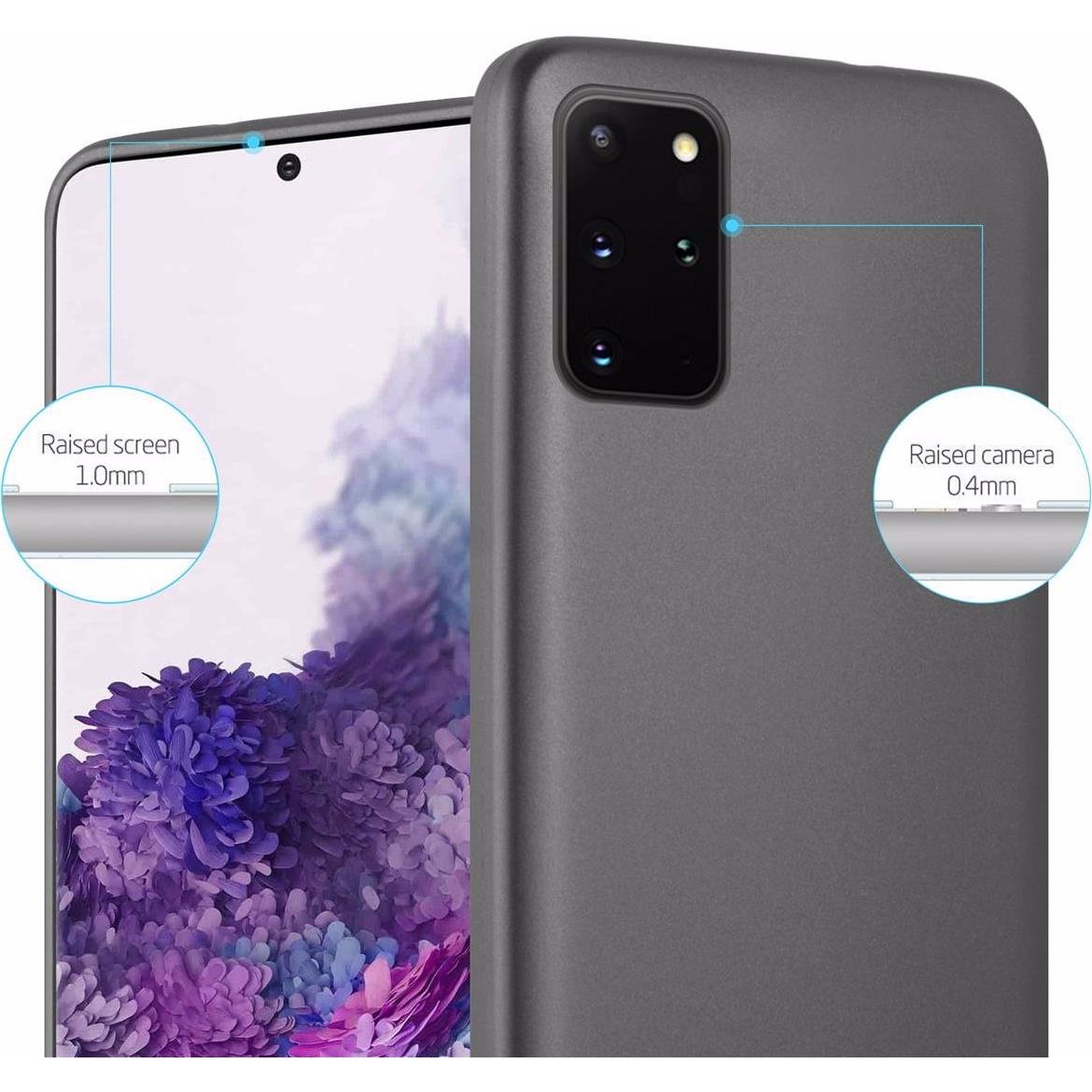 Thumbnail - Cadorabo TPU Matt Metallic Cover (Samsung Galaxy S20+), Smartphone Hülle, Grau