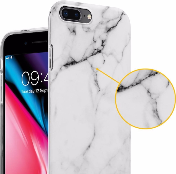Produktbild Cadorabo IMD TPU Bunter Marmor Cover (Apple iPhone 7 Plus, Apple iPhone 7s Plus)