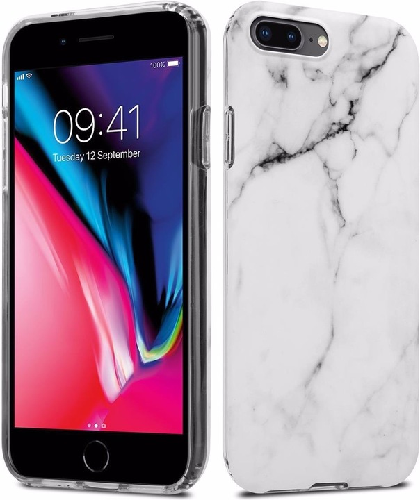 Produktbild Cadorabo IMD TPU Bunter Marmor Cover (Apple iPhone 7 Plus, Apple iPhone 7s Plus)