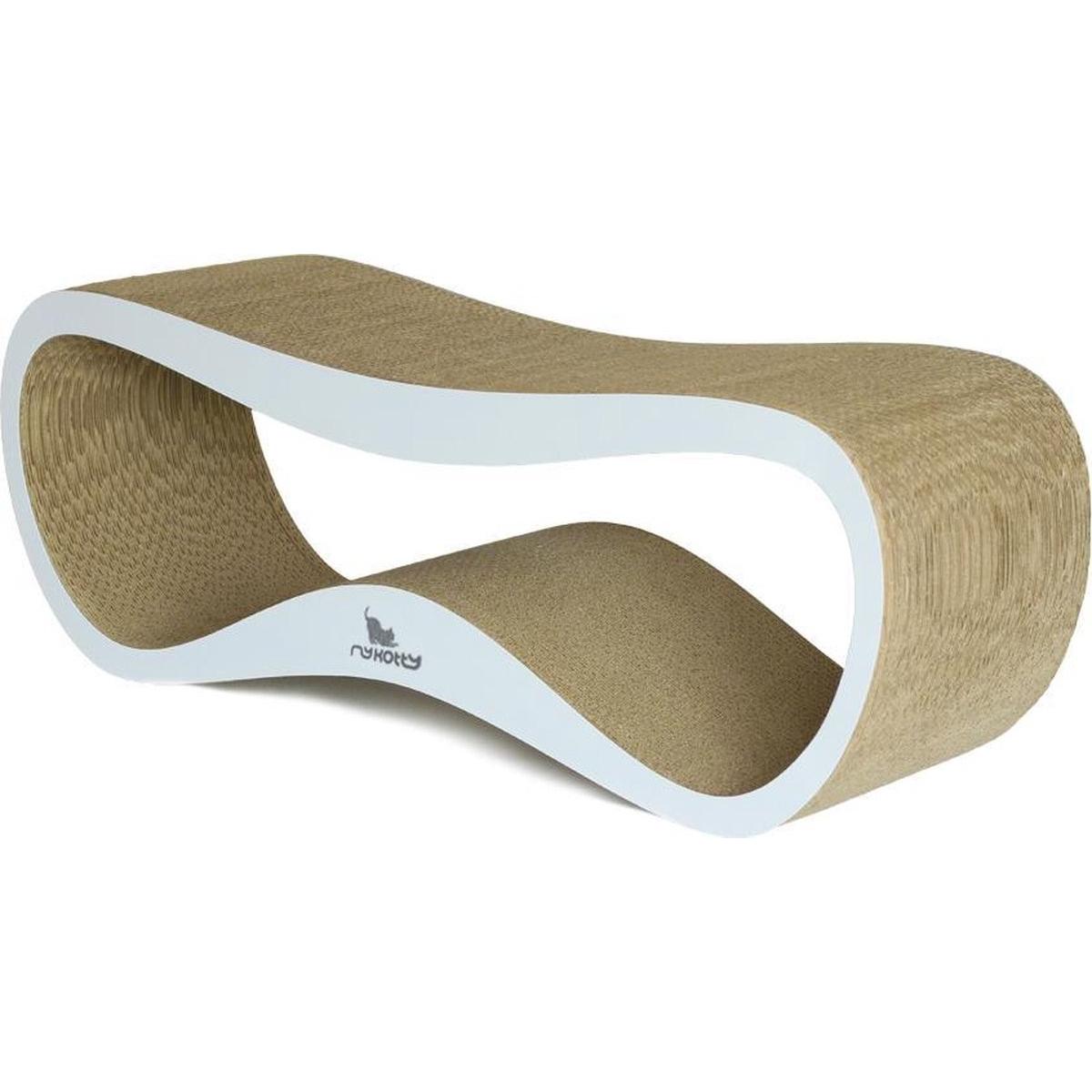 Meilleurs prix pour MyKotty Griffoir pour chats LUI 75 x 25 x 25 cm Blanc 3081