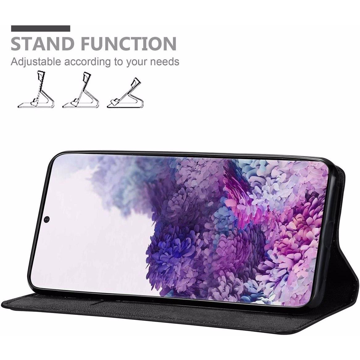 Thumbnail - Cadorabo Book Invisible Magnet Cover (Samsung Galaxy S20+), Smartphone Hülle, Schwarz