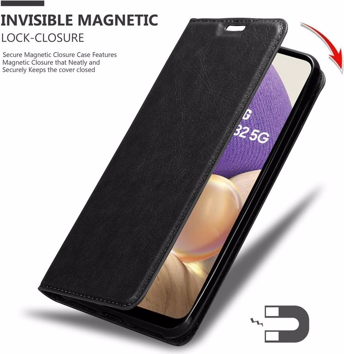 Actual product image Cadorabo Book Invisible Magnet Cover (Samsung Galaxy A32)