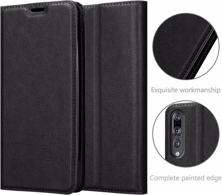 Actual product image Cadorabo Book Invisible Magnet Cover (Huawei P20 Pro)