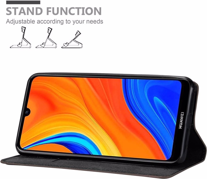 Actual product image Cadorabo Book Invisible Magnet Cover (Huawei Y6s)