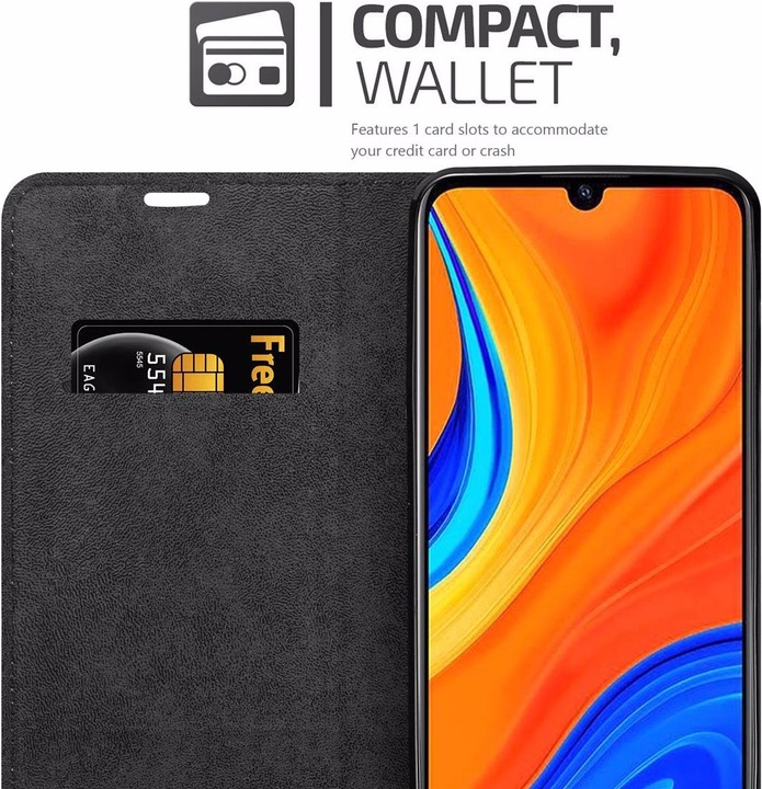 Actual product image Cadorabo Book Invisible Magnet Cover (Huawei Y6s)